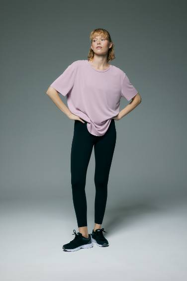 DeFactoFit Oversize Premium Crew Neck Sports T-Shirt