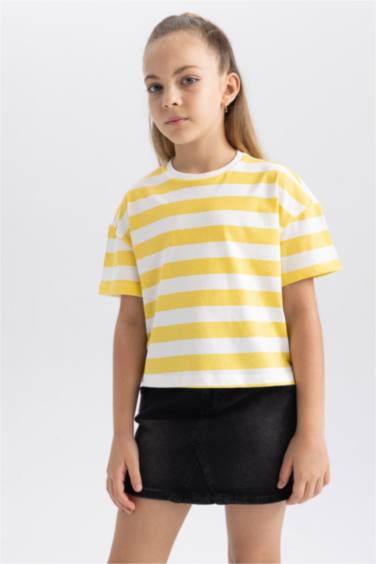 Crop Short Sleeve T-Shirt