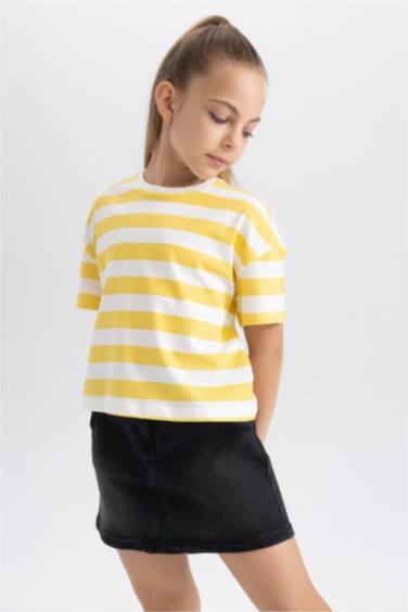 Crop Short Sleeve T-Shirt