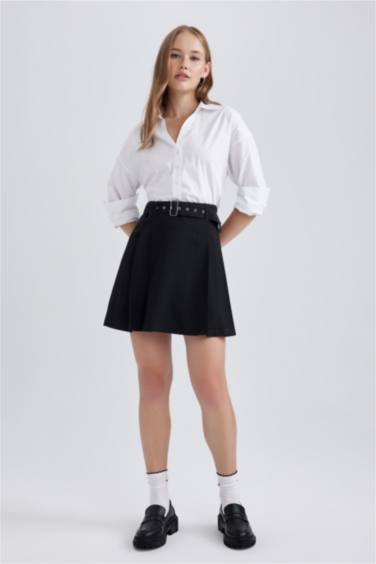 Coool бүрме қысқа ұзындық Тоқылған юбка