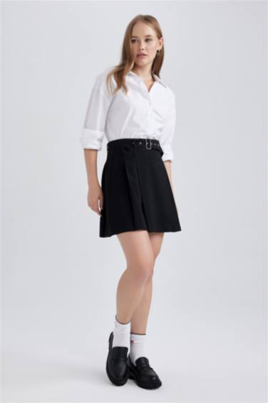 Coool бүрме қысқа ұзындық Тоқылған юбка