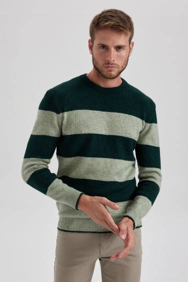 Relax Fit Crew Neck Knitwear Pullover