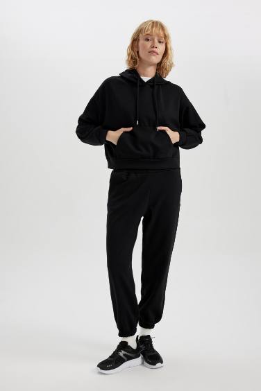 DeFactoFit Oversize Fit Jogger Skuba Diving Fabric Sweatpants