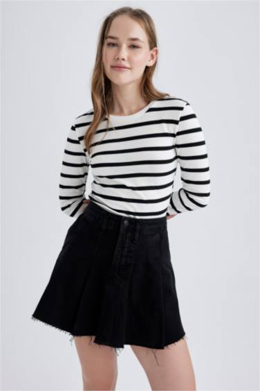 Slim Fit Ribana Long Sleeve T-Shirt