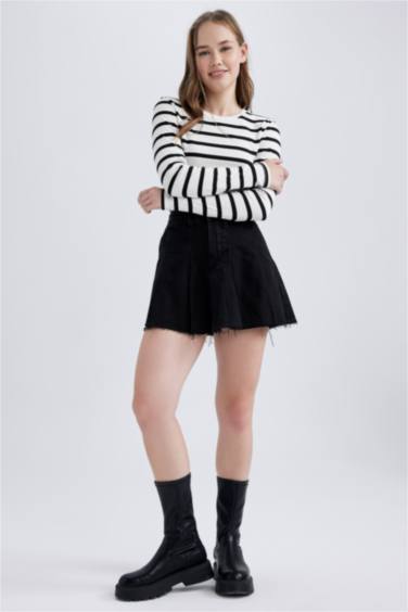 Slim Fit Ribana Long Sleeve T-Shirt