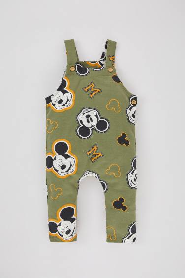 Boy Disney Mickey & Minnie Thin Sweatshirt Fabric Jumpsuit