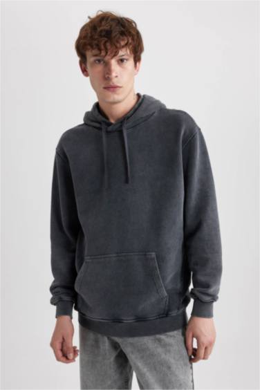 Світшот стандартного крою з капюшоном для чоловіків