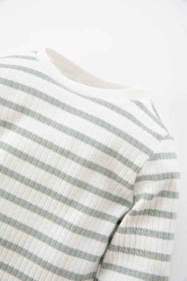 Baby Girl Striped Ribbed Camisole T-Shirt