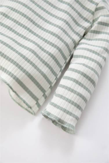 Baby Girl Striped Ribbed Camisole T-Shirt