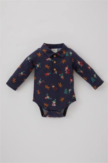 Baby Boy New Year Themed Newborn Snap Body