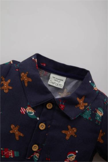 Baby Boy New Year Themed Newborn Snap Body