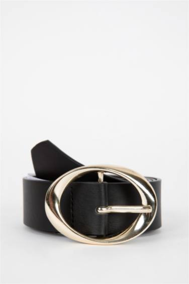 Kadın Suni Deri Klasik Kemer