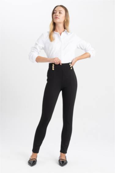 Леггинсы с высокой талией