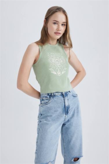 Майка приталенного кроя с принтом, Coool