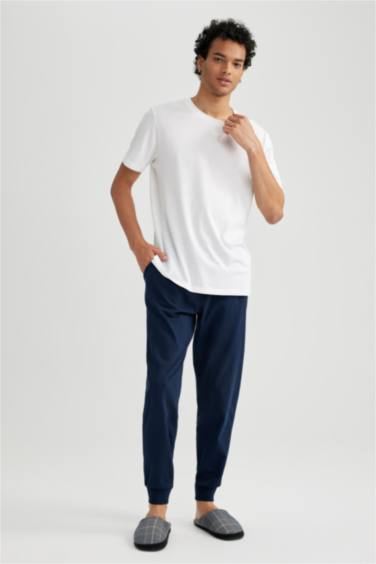 Regular Fit Pocket Pajama Bottoms