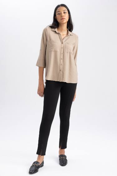 Леггинсы с высокой талией