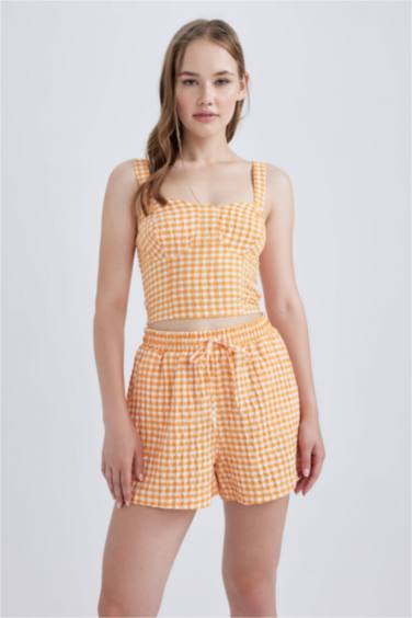 Heart Collar Coool Sleeveless Blouse