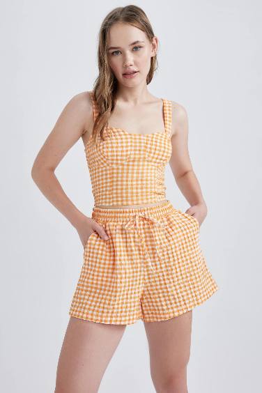 Heart Collar Coool Sleeveless Blouse