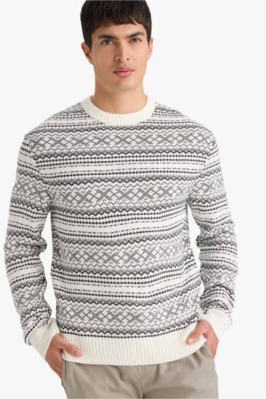 Relax Fit Crew Neck Knitwear Pullover