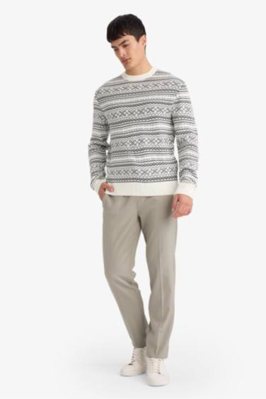 Relax Fit Crew Neck Knitwear Pullover