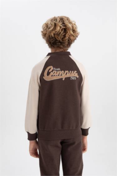 Regular Fit Crew Neck Cardigan