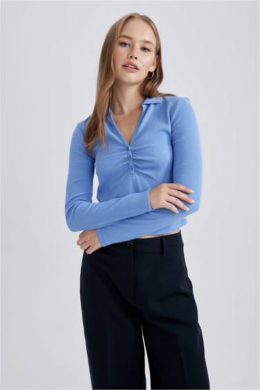 Slim Fit Camisole Long Sleeve T-Shirt