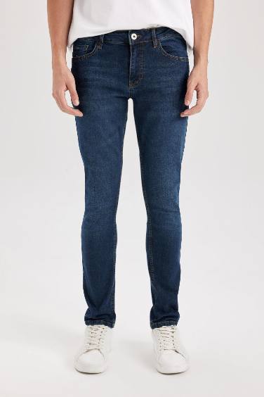 سروال جينز جينز كارلو سكيني فيت برجل ضيق