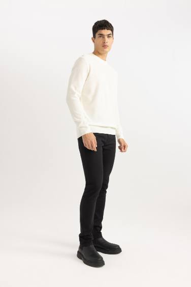 Super Skinny Hem Gabardine Chino Pants