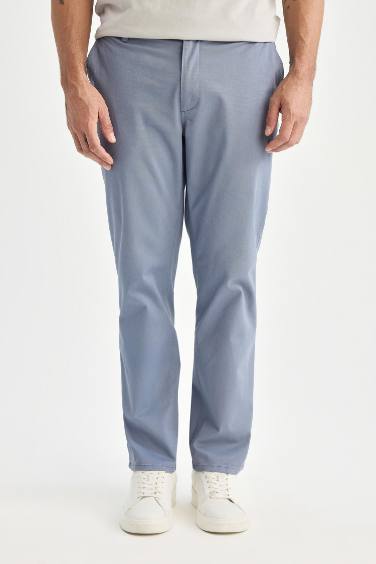 Yazlık Gabardin Chino Kanvas Pantolon Slim Fit Dar Kesim Dar Paça Cepli