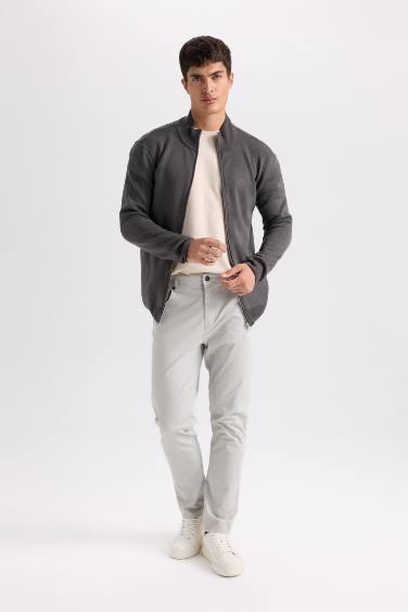 Super Skinny Hem Gabardine Chino Pants