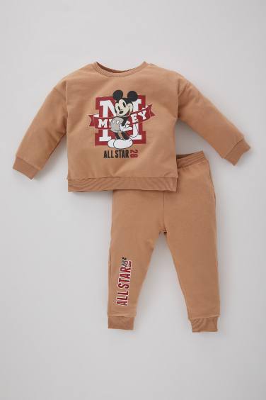 Baby Boy Disney Mickey & Minnie Sweatshirt Sweatpants 2 Piece Set