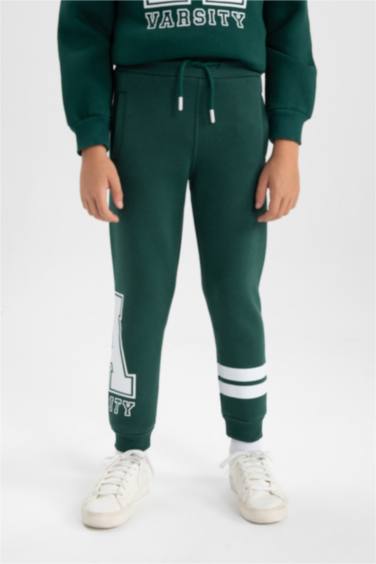 سروال قماش سميك قصة عادية