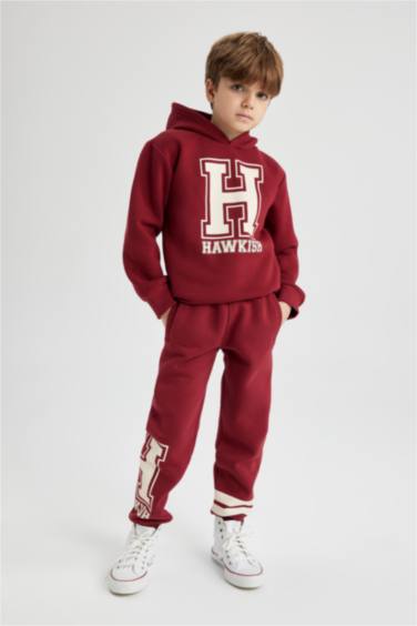 Boy Printed Thick Sweatpants