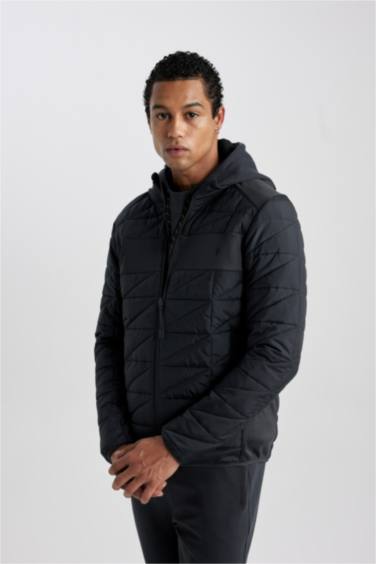 DeFactoFit Waterproof Windproof Slim Fit Hooded Zippered Jacket