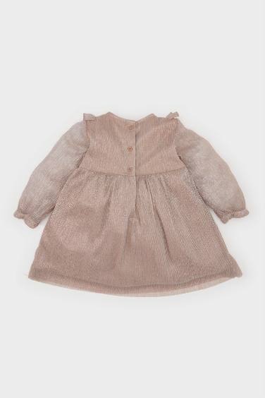 Baby Girl Long Sleeve Chiffon Dress