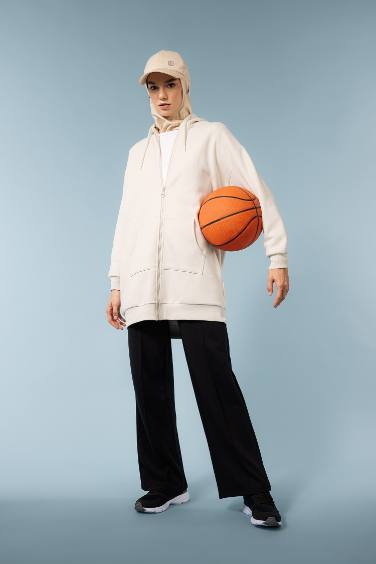 DeFactoFit High Waist Wide Leg Standard Premium Trousers