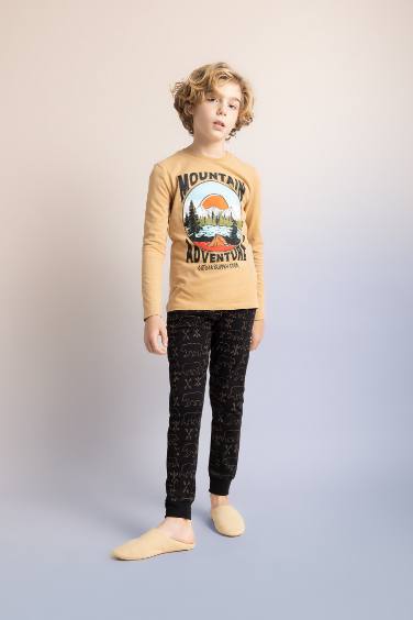 2 piece Regular Fit Knitted Pyjamas