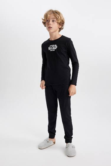 2 piece Regular Fit Star Wars Licensed Knitted Pyjamas