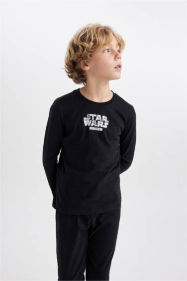 2 piece Regular Fit Star Wars Licensed Knitted Pyjamas