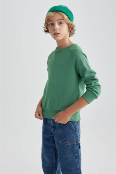 Regular Fit Crew Neck Sweatshirt