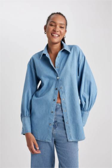 Fashion Fit Denim Shirt