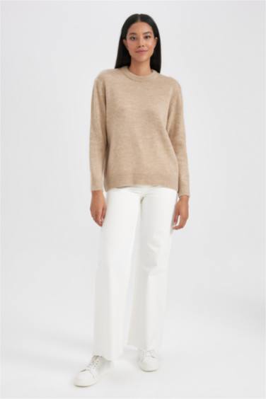 Regular Fit V-Neck Premium Soft Wool Pullover