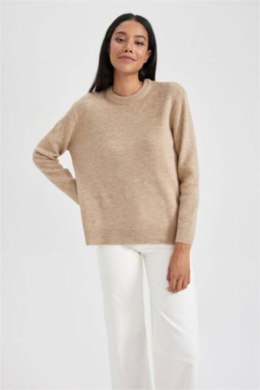Regular Fit V-Neck Premium Soft Wool Pullover
