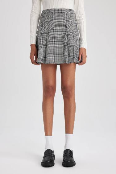 Мини юбка в клетку