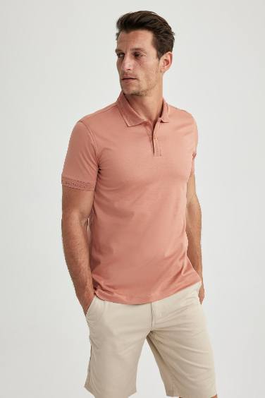 Slim Fit Short Sleeve Polo T-Shirt