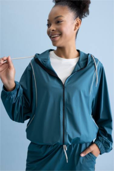 DeFactoFit Standard Fit Woven Cardigan