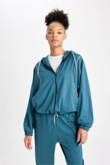 DeFactoFit Standard Fit Woven Cardigan