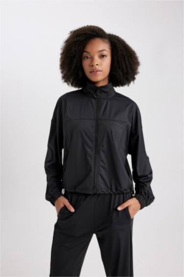 DeFactoFit Standard Fit Zippered Premium Cardigan