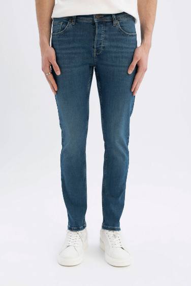 Carlo Skinny Fit Extra Slim Fit Normal Waist Jean Pant