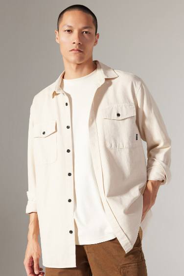 Regular Fit Cotton Long Sleeve Shirt